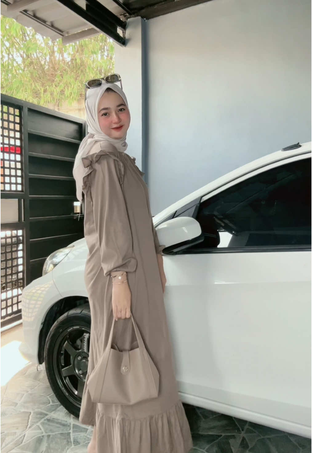 🤎 #fyp #masyaallahtabarakkallah #ootdkekinian #kaoscombed 