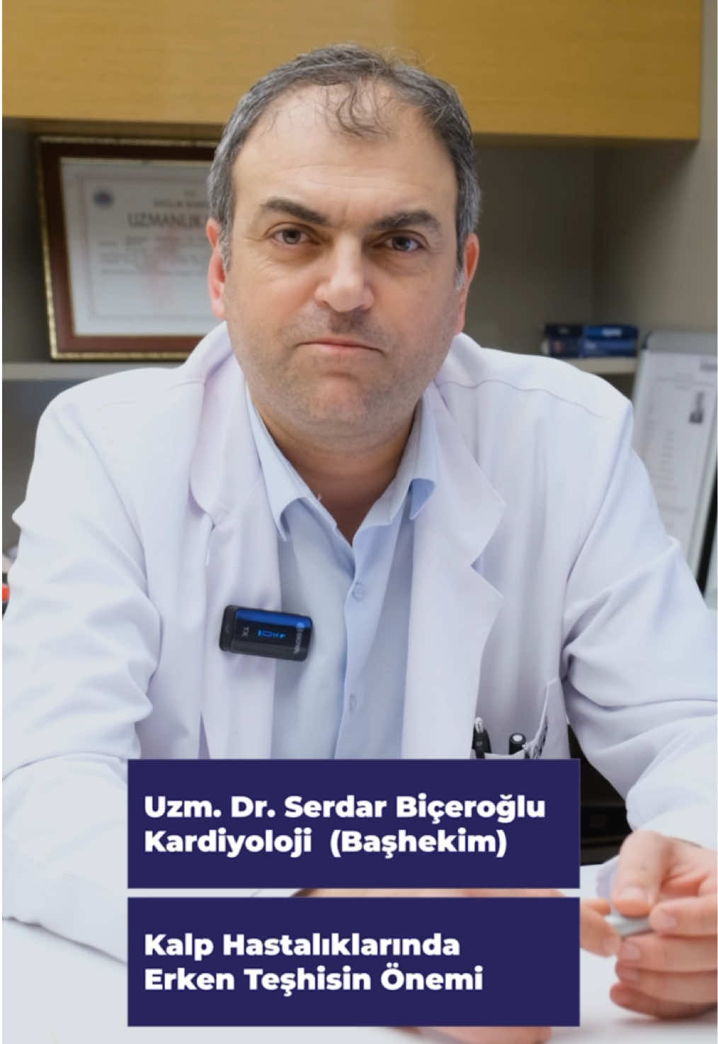 Kalbinizin sesi ne söylüyor? 13-24 Nisan Kalp Sağlığı Haftası kapsamında, Kardiyoloji Uzmanımız Uzm. Dr. Serdar Biçeroğlu, “Kalp hastalıklarında erken teşhisin önemi ve kalp sağlığınızı korumanın yolları” hakkında kritik bilgiler paylaşıyor. Yorgunluk, nefes darlığı, çarpıntı… Bazen ihmal ettiğimiz küçük sinyaller, büyük problemlerin habercisi olabilir. Unutmayın, erken teşhis hayat kurtarır. Kalbiniz için bugün bir adım atın. Kardiyoloji Kliniğimizden bilgi ve randevu için: ☎️ 0 232 977 77 00 🌍 ozelsaglikhastanesi.com #KalpSağlığıHaftası #Kardiyolog #KalbineKulakVer #ErkenTeşhisHayatKurtarır #ÖzelSağlıkHastanesi #Kardiyoloji