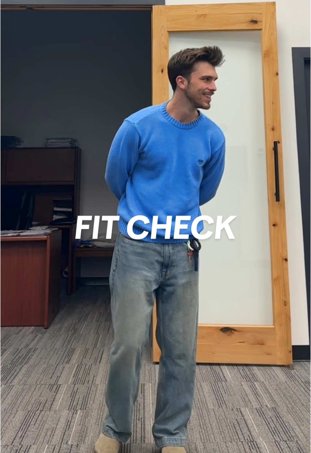 Feelin blue today (literally and figuratively) #fitcheck #fypシ #mensfashion 