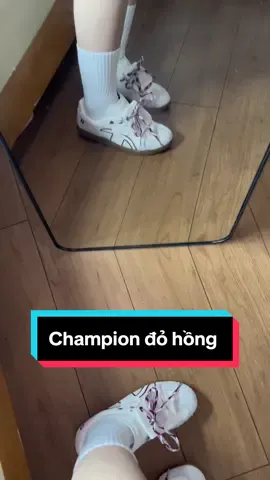 Champion hồng đỏ #champion #sneakers #sneakerlagiay #trending #xuhuong #onairshoes #shoestyle #thinhhanh #giaythethaonu #sneakerslagiay88 