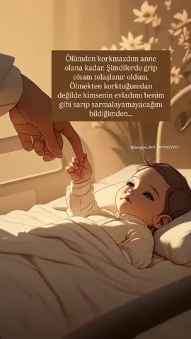 eskiden hicbirseyden korkmazdim ... ya şimdi ... #anneolmak #evlat #evlatsevgisi 