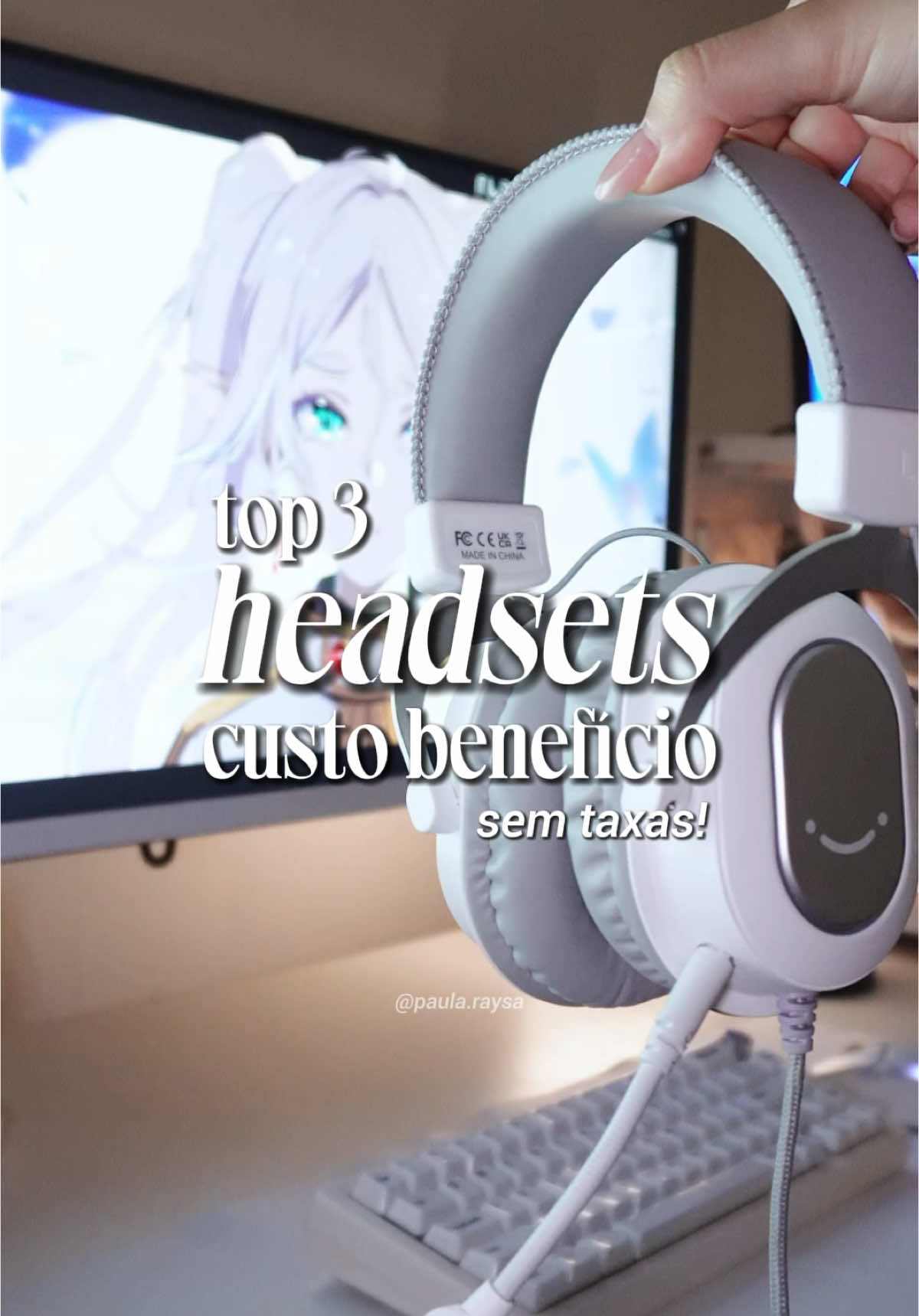 top 3 headsets gamers custo benefício pra comprar ja aqui no Brasil sem risco de taxas!  • havit h2002d (audio e microfone bons, confortável e várias cores disponíveis)  • fifine h6 (detalhe rgb, microfone excelente, áudio 7.1) • havit fuxi h3 (trimode, 23h de bateria, super leve) L I N K S na minha B I O 🔗 🏷️ #setup #setupgamer #headset #headphones #headsetgaming #dicas #tech #setupbarato #fyp #viral 