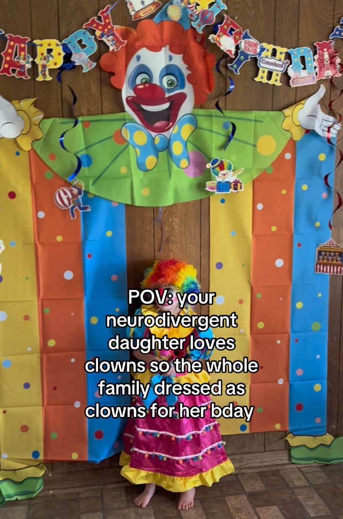 clownin around for my baby girls 6th birthday!!@Joseph Miranda @izzy 𐙚 ‧₊˚ ⋅ 