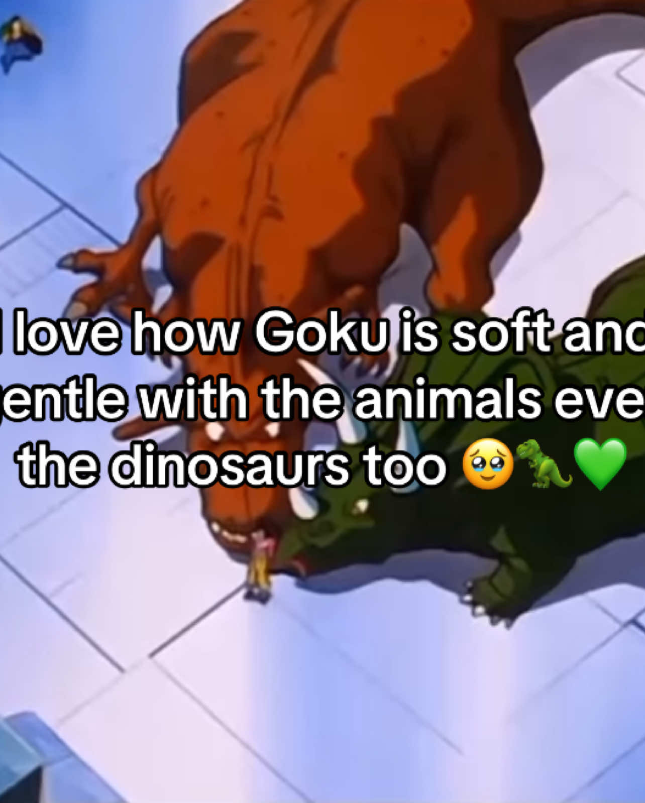 And this why Goku is my favorite character from the db (Dragon ball) series he is a kind and caring human and Saiyan ever #fyp♡ #fypシ #fyp #dragonballgt #dbgt #goku #ssj4goku #Anime 