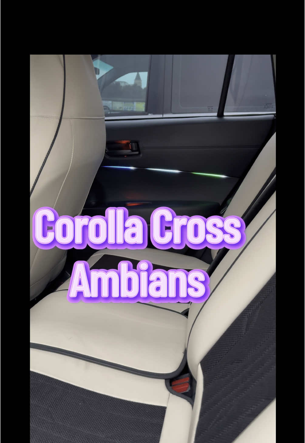 Corolla Cross salon axar ambians komplekti yığıldı. Xeyirli olsun. #aliqarxelektrik #ambiance #corollacrossstep #corollacross #toyota 