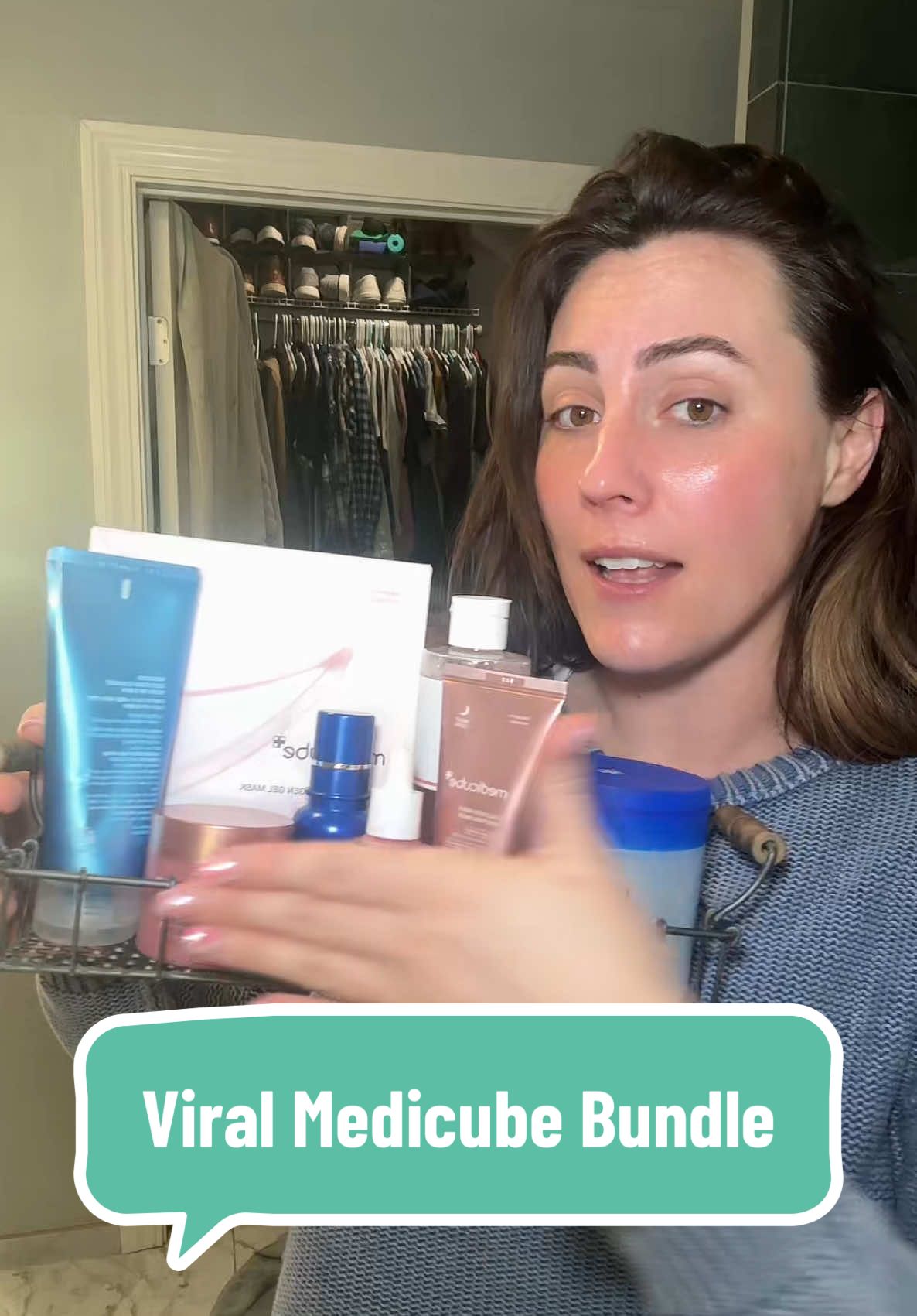 Leveling up my skincare game with one product at a time. #AddToCart @medicube_us 