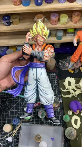GOGETA 2D 🔥🔥🔥 #figure #goku #dragonball #repaintfigure2dnt #dragonballz #gogeta 