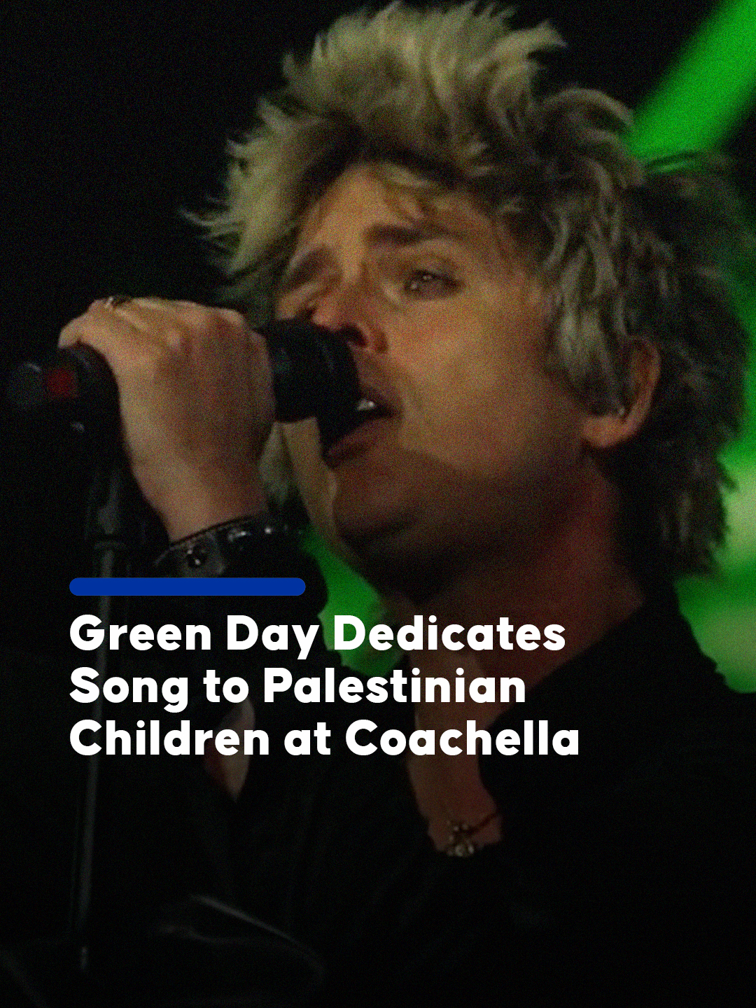 A song for Palestinian children from Green Day ⬛️ The lead singer adapted the lyrics of the song ‘Jesus of Suburbia’ for Palestinian children ⬛️ Billie Joe Armstrong ended the last part of the song with the words ‘Runnin' away from pain like the kids from Palestine’ instead of ‘Runnin' away from pain when you've been victimized’ #greenday #palestine
