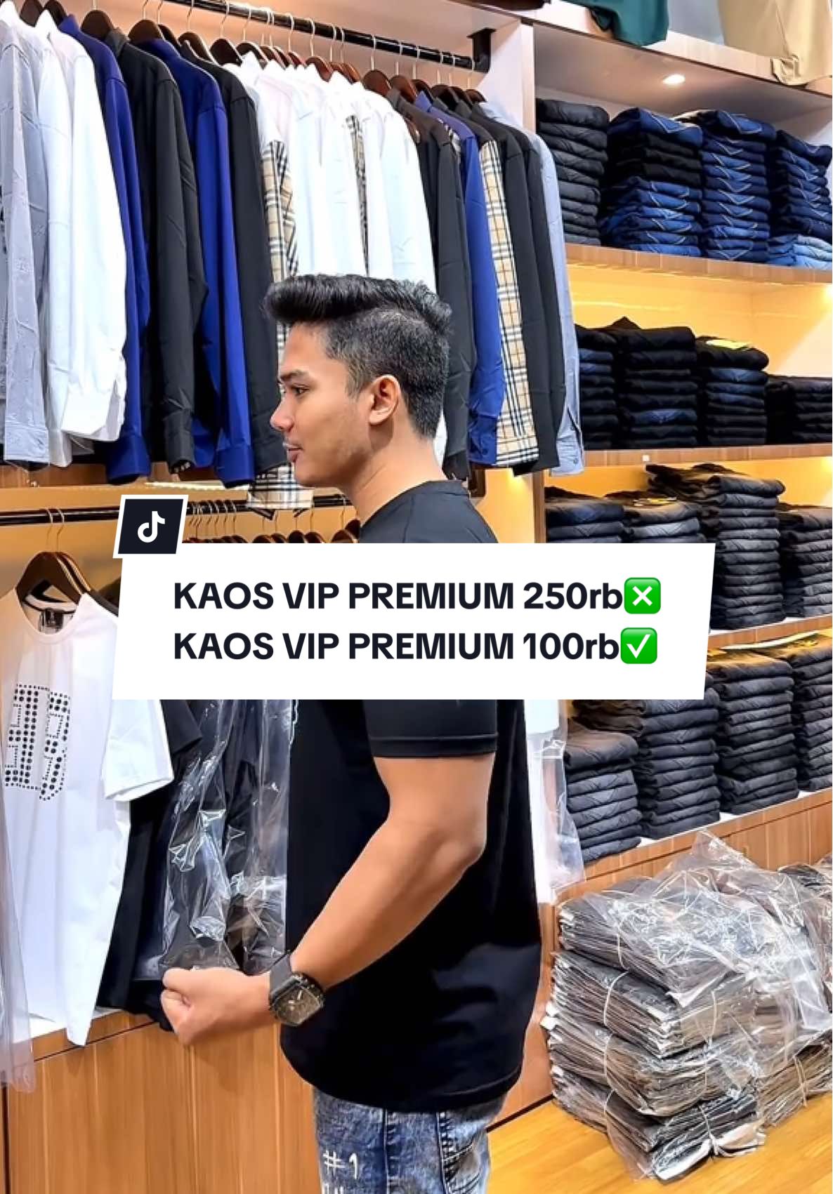 KAOS IMPORT PREMIUM HARGA PROMO 100rb saja ✅ #kaospria #kaosdistro #bajumurah #ideoutfit #fyp #viral 