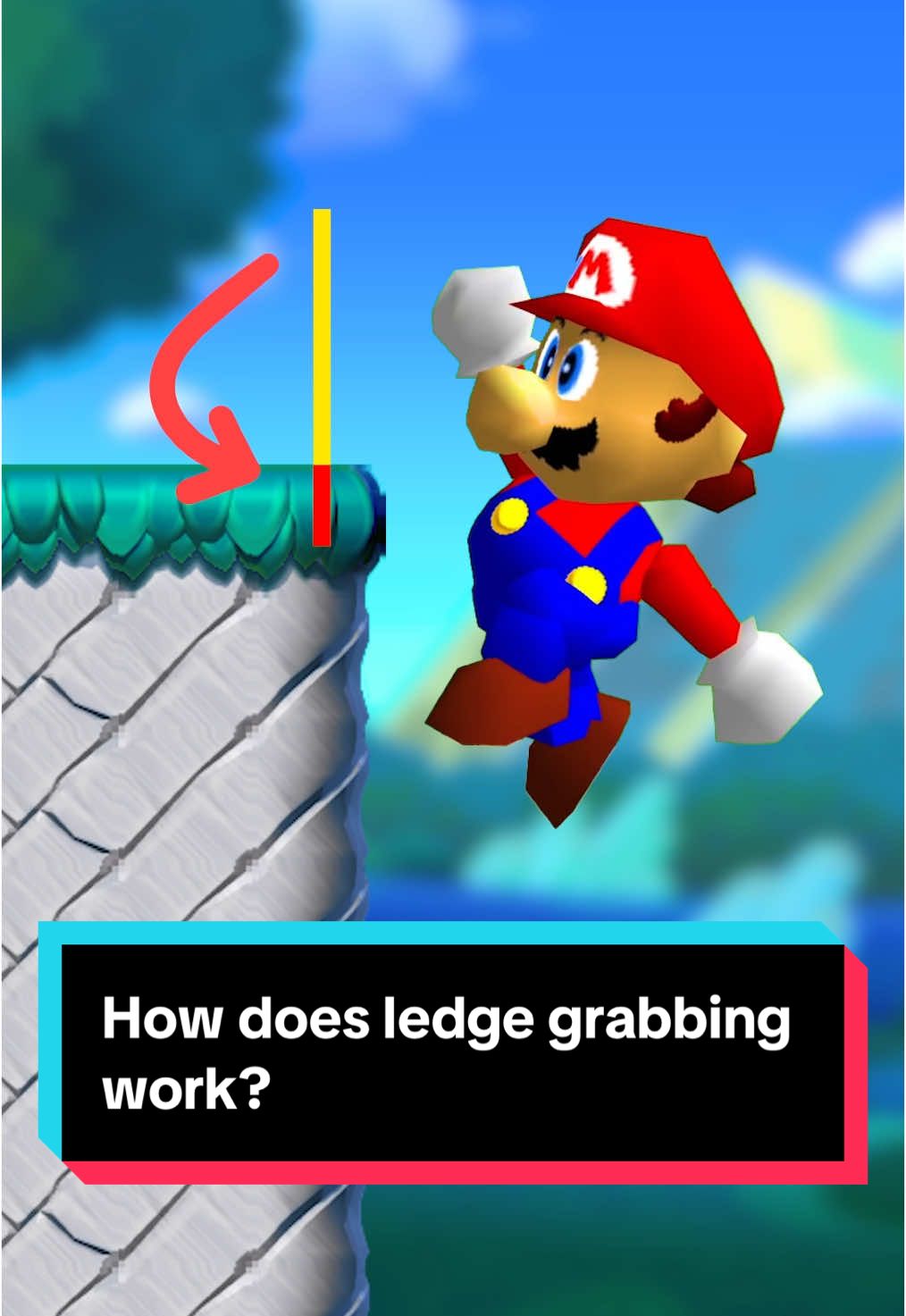 Ledge grabbing works HOW? #gaming #gamedev #gamedesign #indiegames 