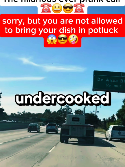 sorry, but your are not allowed to bring your dish in potluck 😎😆🤪#funny #Fyp #phonecall #prank #prankcall #funnyy 