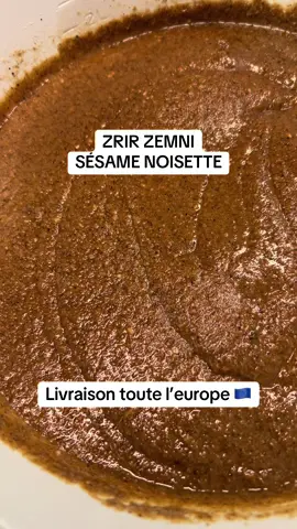 Zrir sésame & noisette 🌰 Un mélange onctueux et réconfortant à base de graines de sésame dorées, de noisettes grillées et de miel 🍯 Livraison disponible partout en Europe 🇪🇺