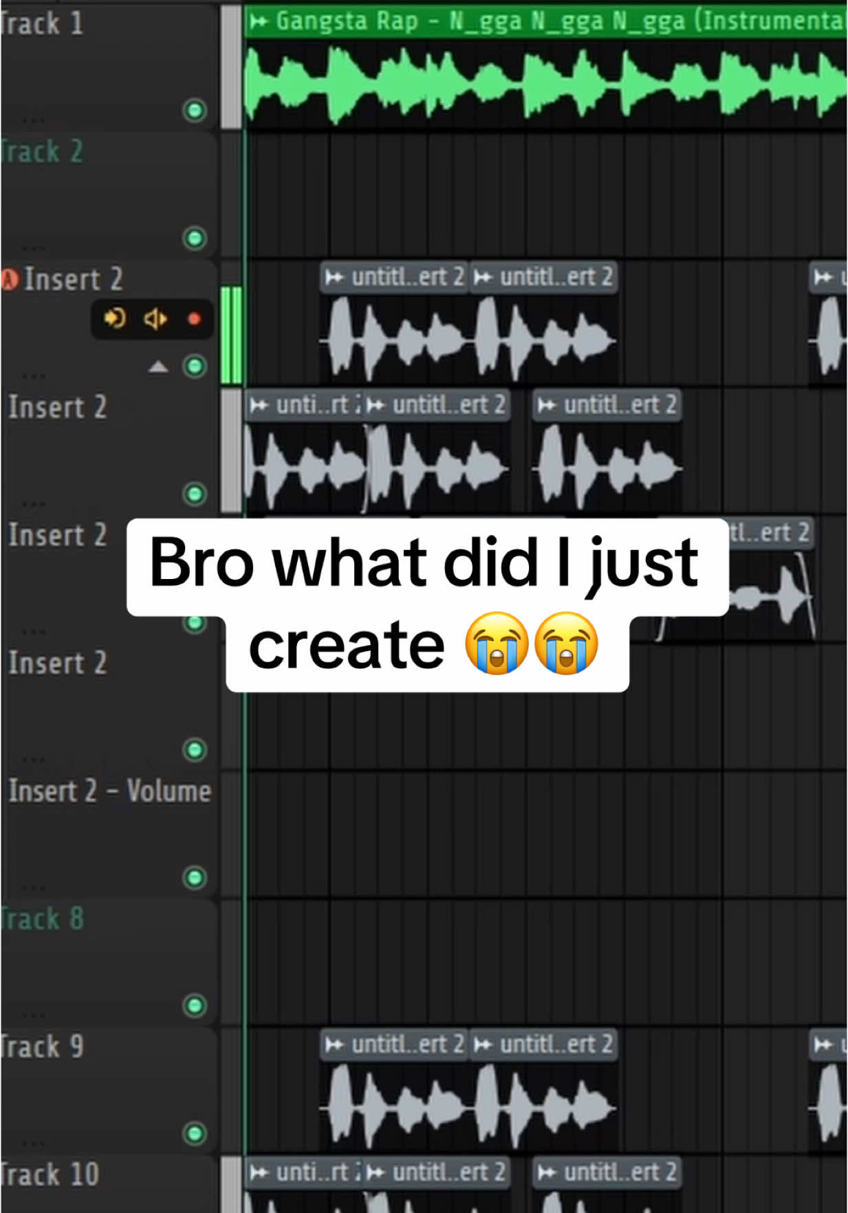 “I can’t say that!” 😭😭 #music #cover #rap #underground #flstudio 