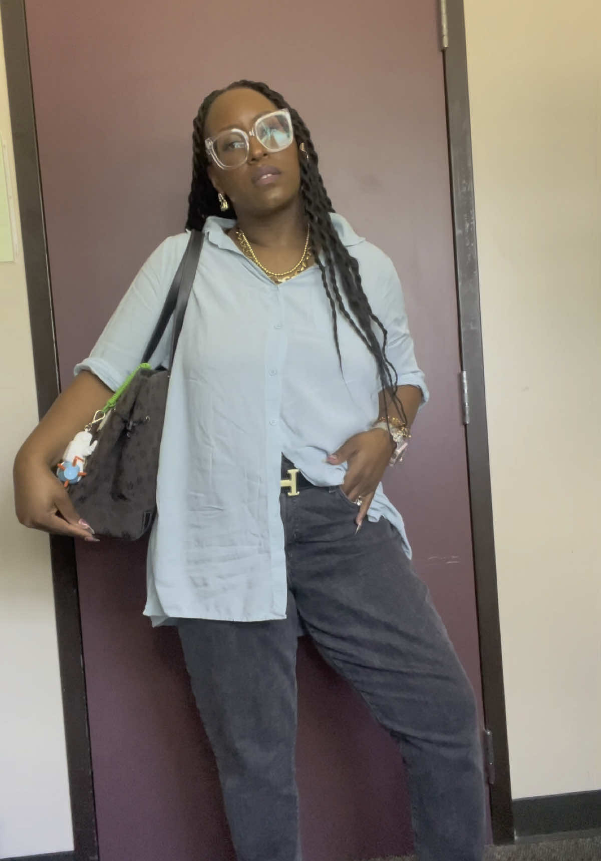 Me and thrift always went together but we been going together real bad lately especially since my weight loss journey started bout 8 months ago which made it easier to maintain a wardrobe as I dropped sizes along with keeping my style a bit casual/elevated casual (my personal style anyway)  Whole outfit thrifted minus the shoes, belt, and jewelry  #thriftedoutfit #thrifted #sustainablefashion #affordablefashion #thriftfinds #OOTD #wiwt #thrifttok #dooneyandbourke 