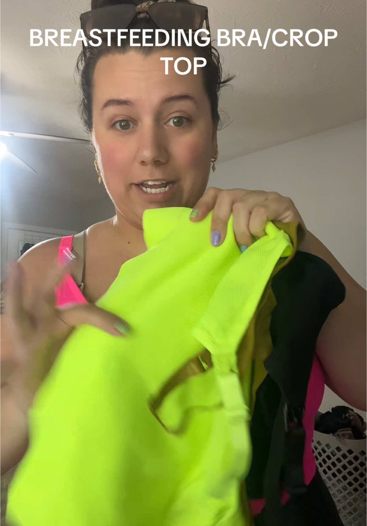 Breastfeeding bra/shirt that is actually comfortable enough to sleep in! #breastfeeding #breastfeedingbra #nursingbra #breastfeedingshirt #breastfeedingclothes 