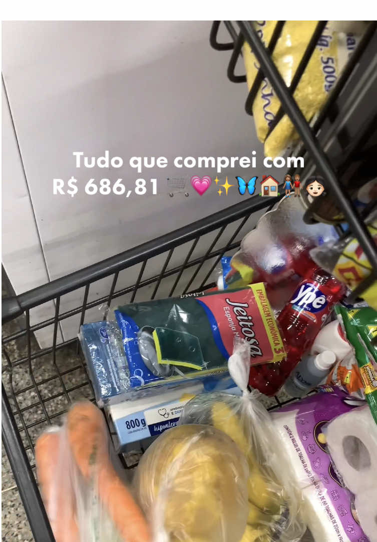 Dia de mercado, se está na fy comenta “compras” pra eu saber amgs 💗🦋🏠👫🏽👧🏻✨🌸 #foryo #fyp #compras #supermercado #Vlog 