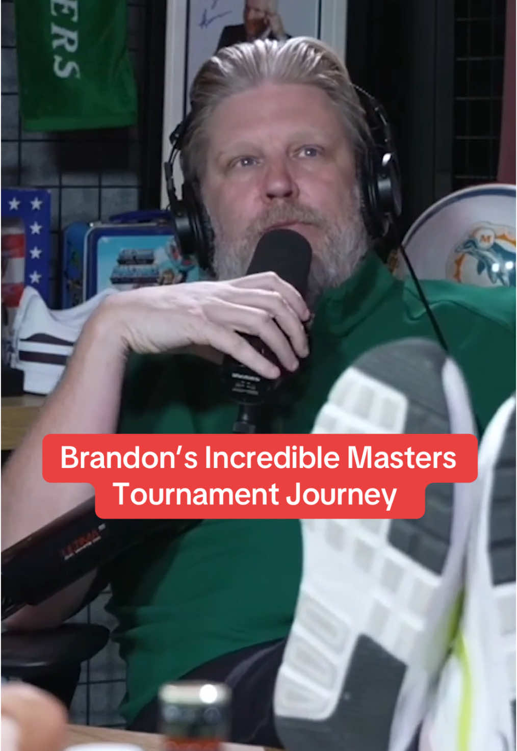 Brandon delivered the most incredible monologue of his Masters tournament experience  #golf #masters 