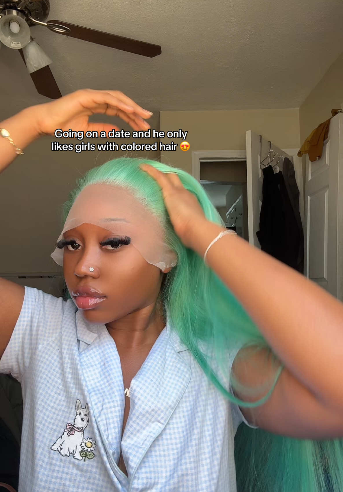 I hope he likes me🥹 @szchair #fyp #acefrontwig #13x6lace #13x6lacefront #wigs #hairinfluencer #lacefrontwiginstall #howtoinstallawig #wiginstalltutorial #prebleachedwig #beginnerfriendlywig 