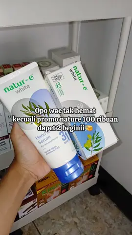 yang lain bisa diskip kecuali promo ya kan?? #naturewhite #nature #bodyserum 