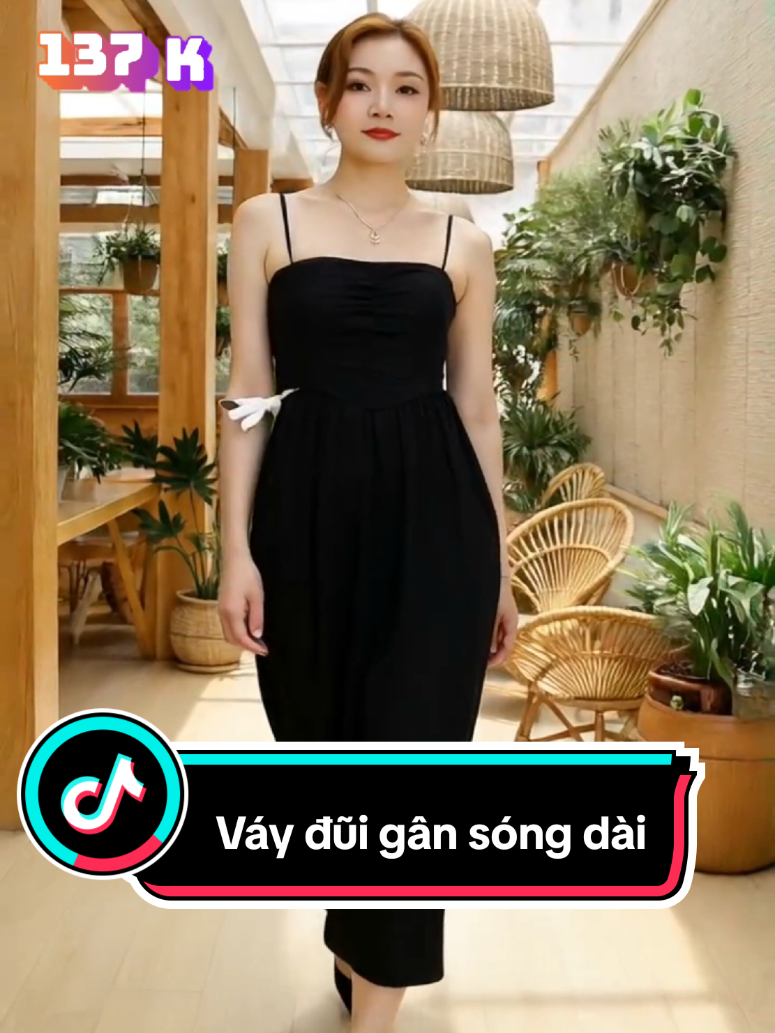 Váy đũi 2 dây, gân sóng, dáng dài. phong cách tiểu thư #linhlinhshop17 #vay2day #vaytieuthu #vaydui #vaydui2day 