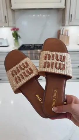 How cute are these slides? And only $28! • #miumiu #sandals #springstyle #ltkfinds #lookforless #amazonfashion #ltkstyletip