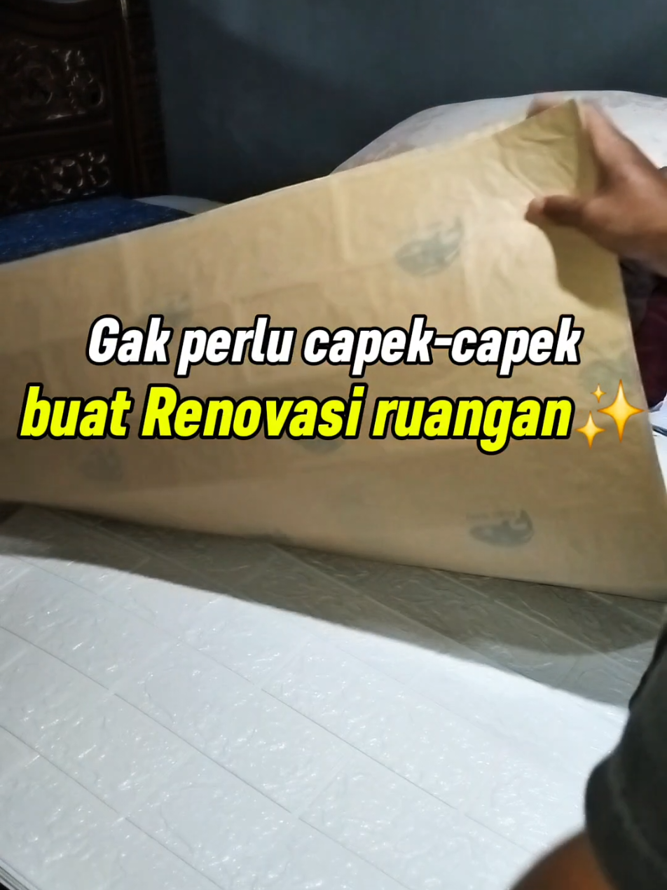 Paket 20 lembar Wallpaper dinding ruangan aestetik ✨️ #wallpaperdinding #wallpaperfoam #wallpaperkamar #dekorasikamar 