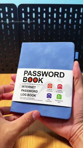 Mas magiging organize na ang mga password mo! #passwordbook #passwordorganizer #bookpassword 