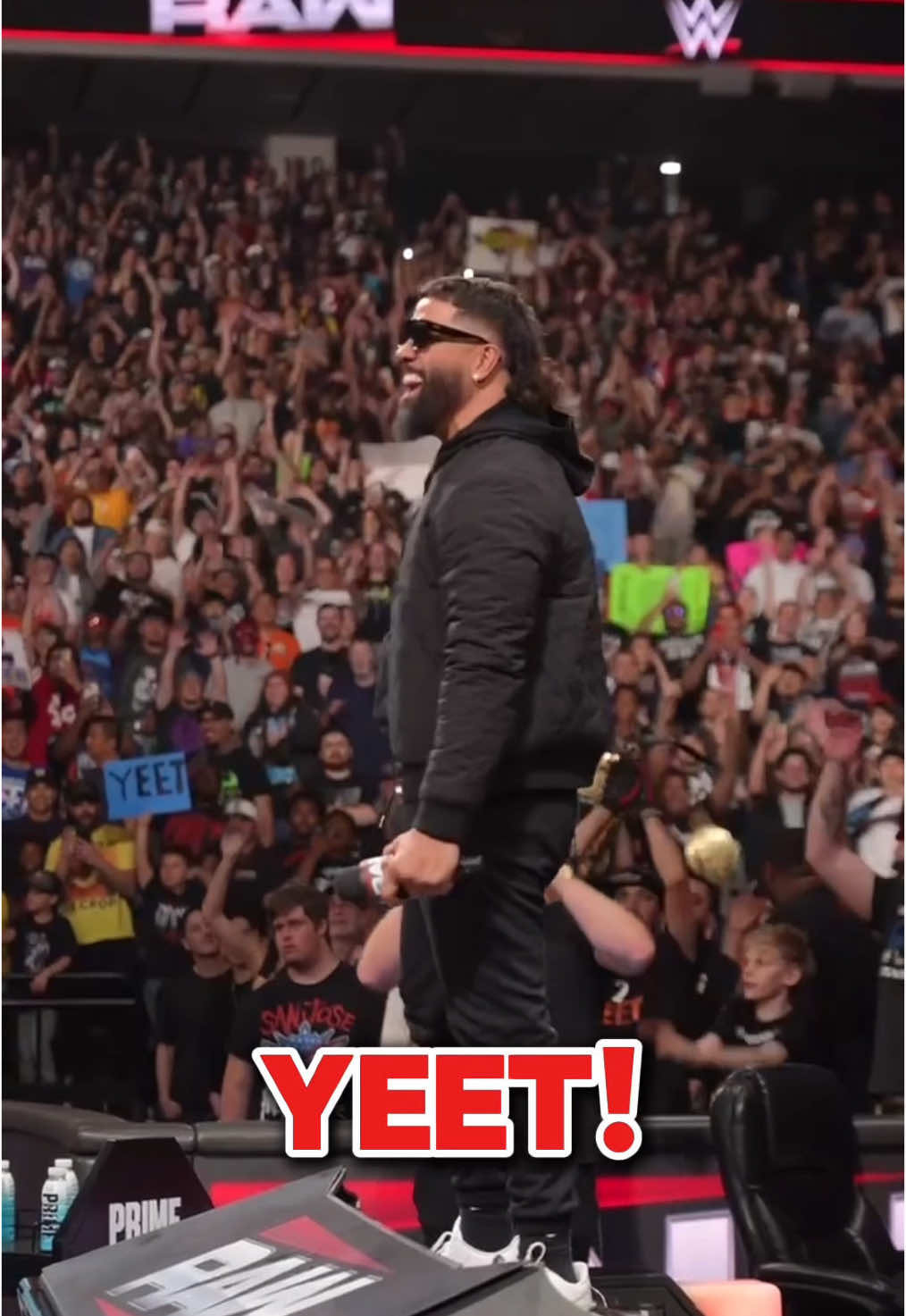 YEET!!! 🙌🔥 #WWE #JeyUso