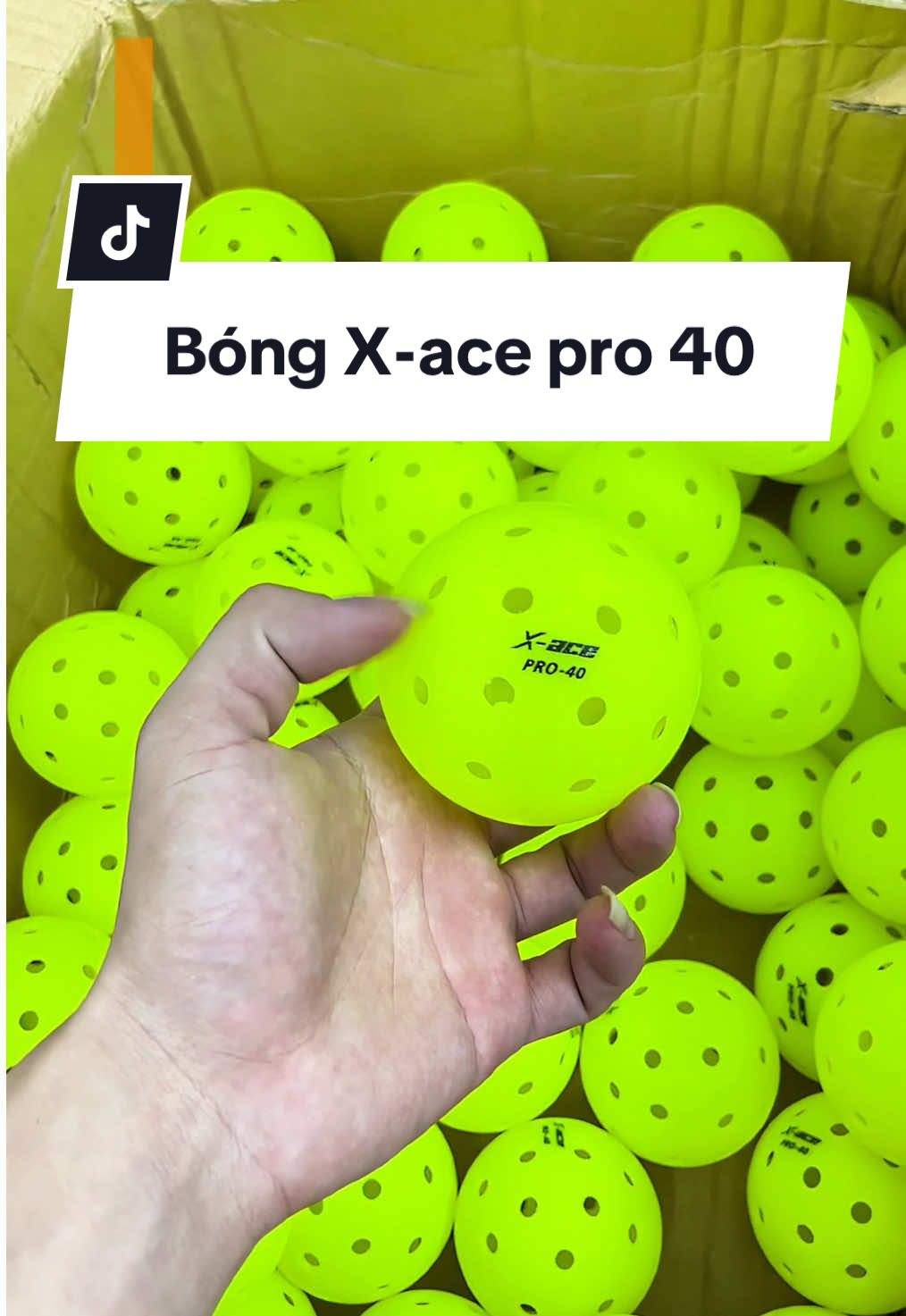 Bóng thi đấu pickleball X-ace pro 40 #bongpickleball 