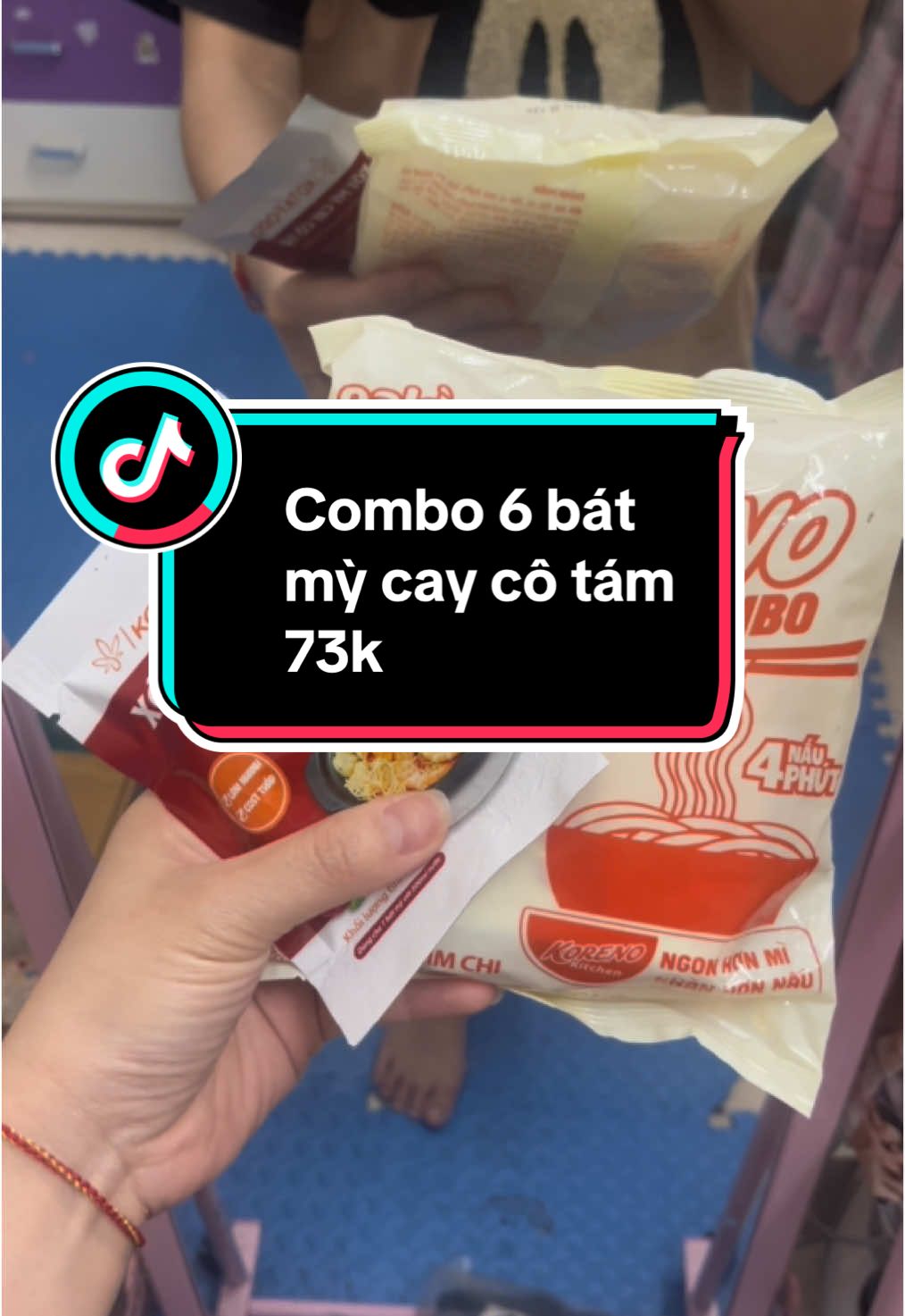 Combo 6 bát mỳ cay cô tám #xuhuong #xuhuongtiktok #viralvideo #reviewanngon #ancungtiktok #cotamcooking #doanvat #xotmycaycotam 