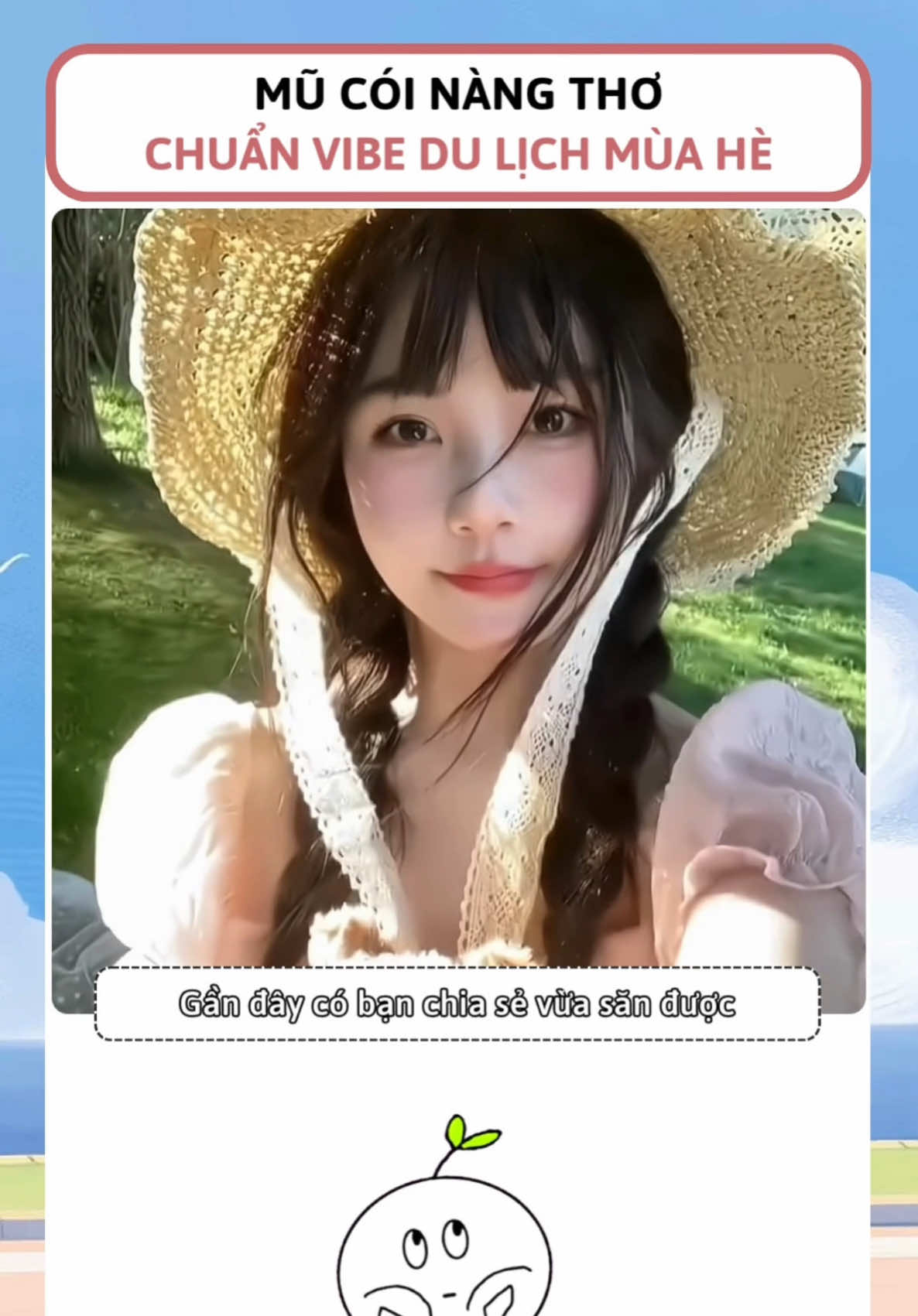 mũ cói nàng thơ xinh xắn #mucoi #mucoidibien #mũchốngnắng #muxinh #phukienthoitrang  