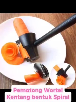 Jika Anda ingin membuat inovasi memasak Anda lebih menyenangkan, gunakan pisau spiral karat ini