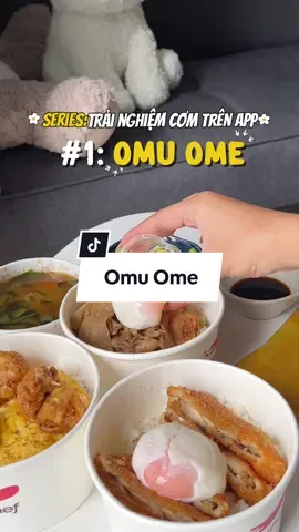 Trải nghiệm cơm trên app. Thấy mn rv nhiều nay mới được thử cơm nhà Omu Ome. Ngon đóng gói cẩn thận mỗi phần tầm 55 - 60 cá #reviewanngon #hanoiangi #tiktokfood #xuhuong #athuongne #flychef #omuome #comngon 