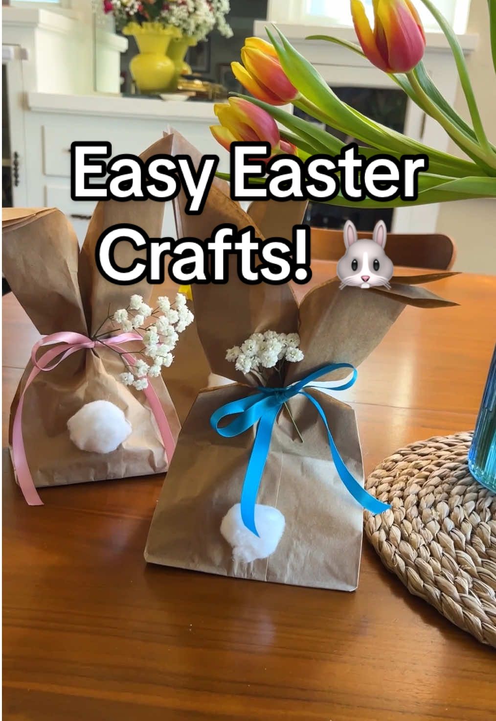 Easy Easter Crafts! 🐰 Easy crafts for kids, handmade gifts and fun ways to decorate this Easter! #easterbunny #easter #craft #easterdecor #papercraft 