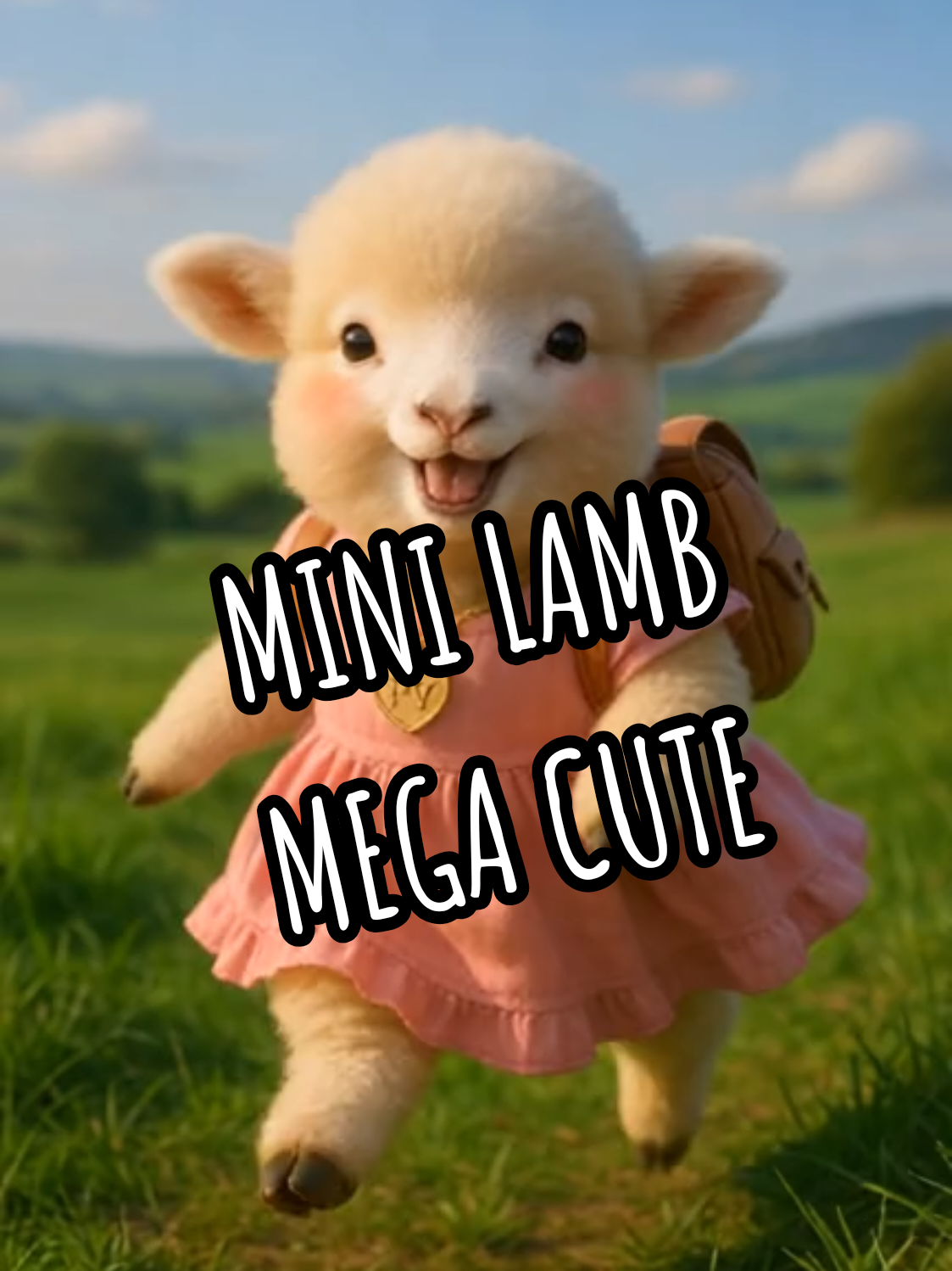 DOMBAKUUU #kids #aivideo #ai #videotiktok #lucu #funny #dance #animaldance #videoanak #animasi #domba #cuteanimals 