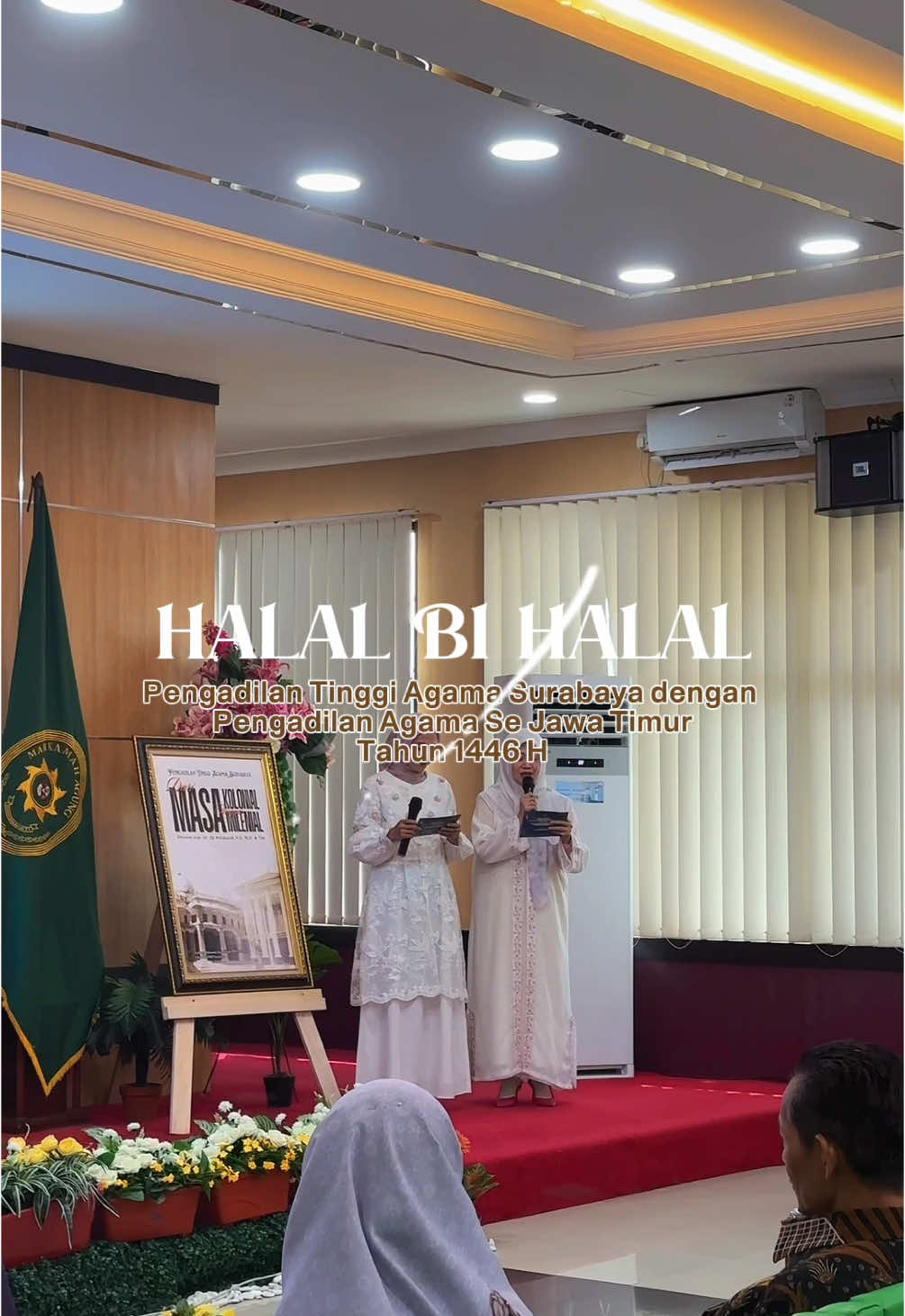 Halal Bihalal Pengadilan Tinggi Agama Surabaya dengan Pengadilan Agama Se Jawa Timur Tahun 1446 H. @humasmahkamahagung 