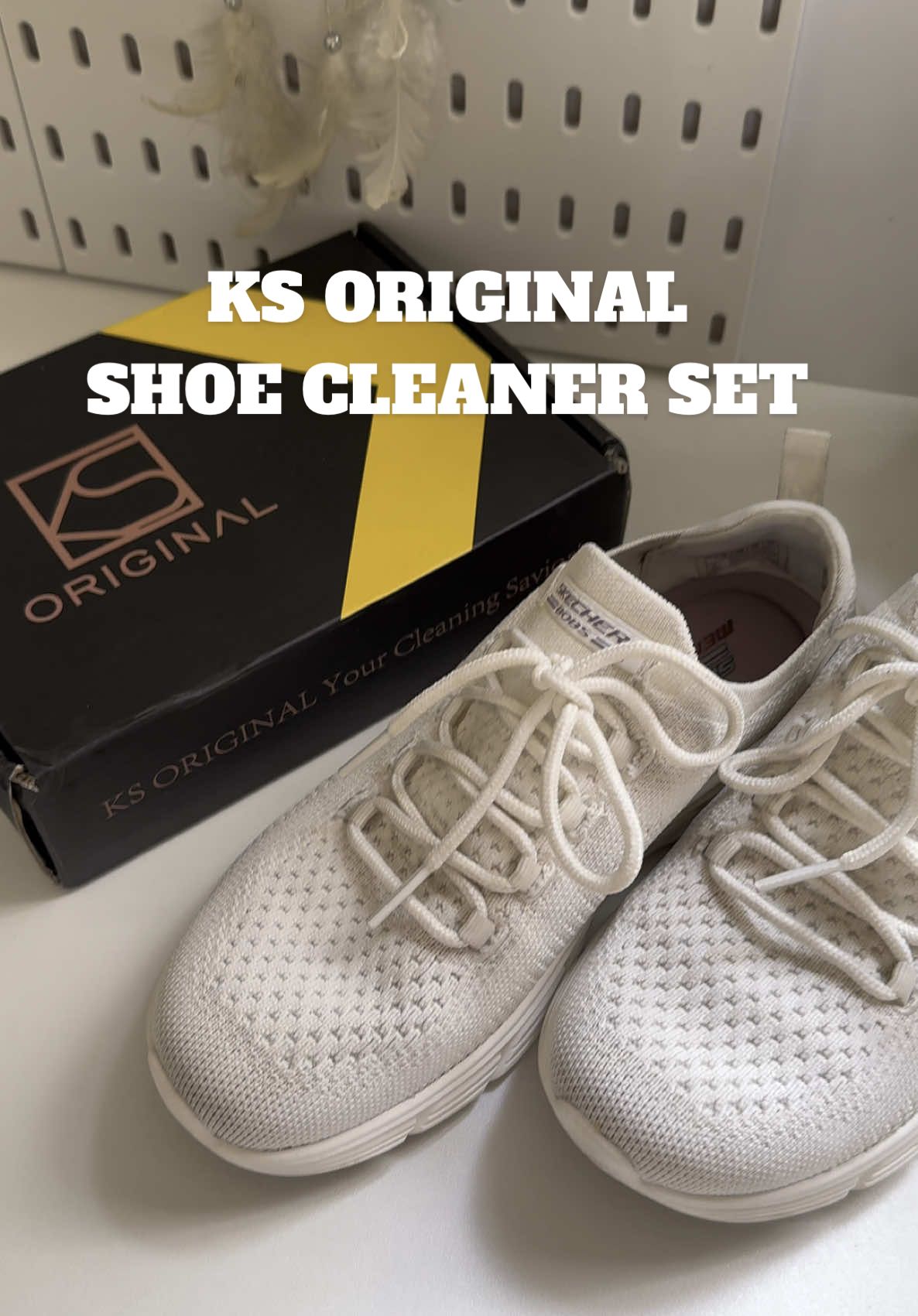 Pwede na ulit gamitin sa duty! ♡︎ #whiteshoes #dutyshoes #ksoriginal #ksshoecleaner #cleaningkit #ksfoam #sneaker #shoes #fyp #sale #shoecleaning #ksfoampremiumsneakersdrycleaning 