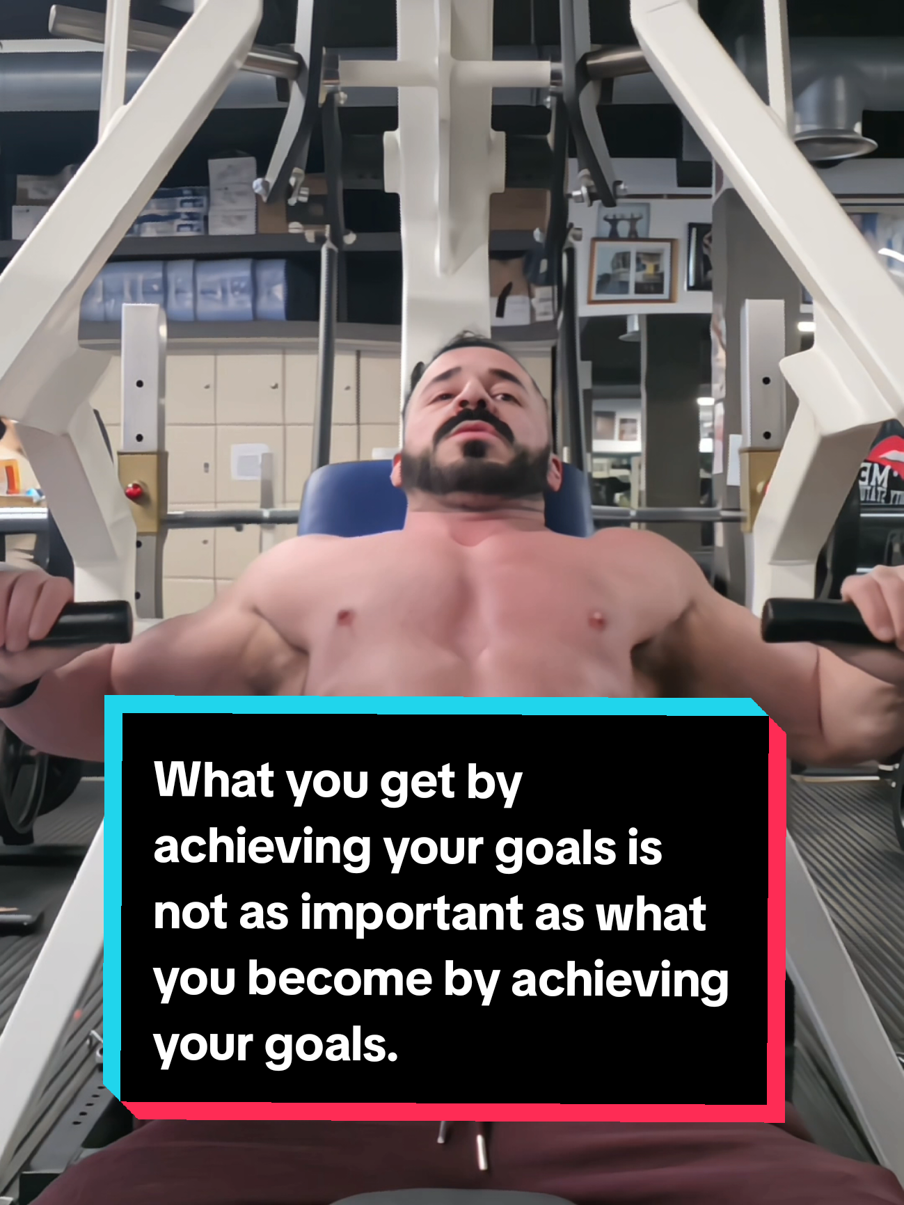 What you get by achieving your goals is not as important as what you become by achieving your goals.  #fyp #foryoupage❤️❤️  #perte #viral #perte #fit #Fitness #muslce #fitnessmotivation #fitnessman #GymTok #body #fitman #FitTok #tiktokgym 