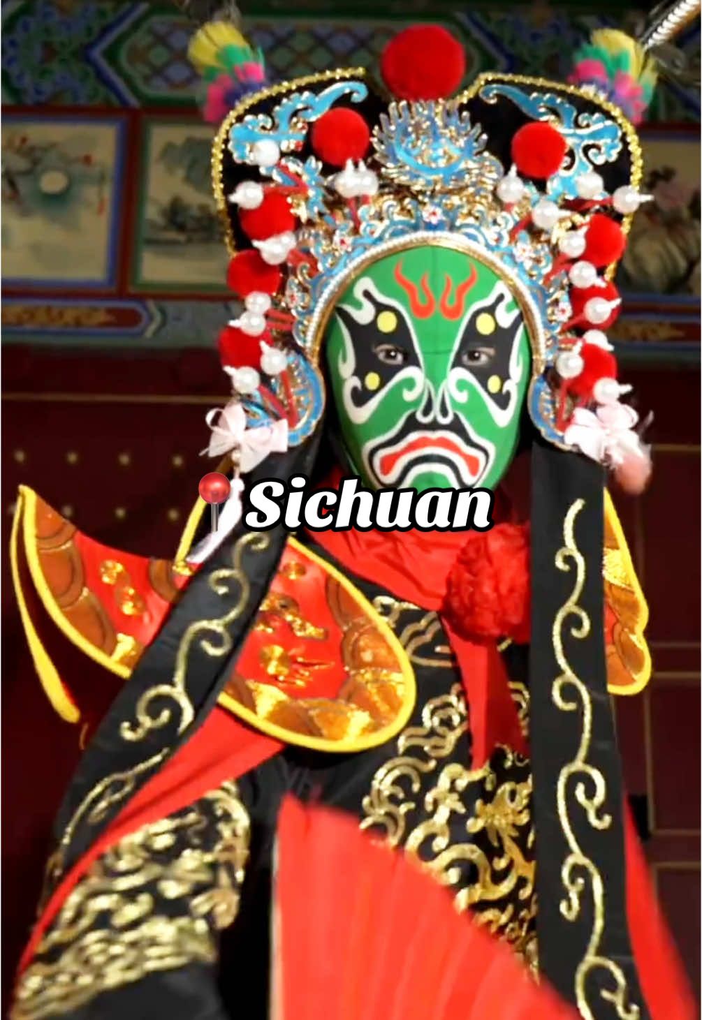 Sichuan Opera Face - Changing is a magical traditional art in China. Performers swiftly switch vibrant masks, each symbolizing different emotions. It requires years of training and combines skill with creativity. Don't miss this cultural gem when touring China!#china #chinatravel #travelchina #chinese #explorechina #fypシ #fyp #travel #traveltiktok #asia #chinese #sichuan #chengdu 