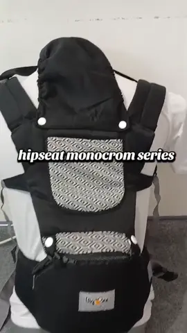 gendongan hipseat saku monocrome series#gendongan #foryou #gendonganbayimurah #zxycba #fypage #perlengkapanbayi #bigbee 