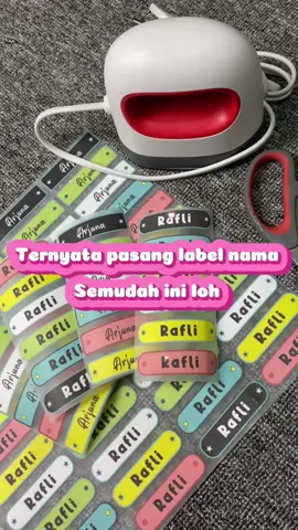 Solusi pakaian yang sering hilang atau ketuker waktu di pondok, Label nama bebas custom nama tinggal di setrika #labelnamaanak #labelnamawaterproof #labelnamacustom #sablondtf #stiker