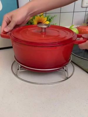 Malinis at matatag na stainless steel pot stand
