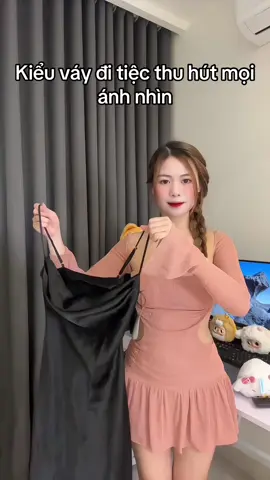 Kiểu váy đi tiệc thu hút mọi ánh nhìn #vayxinh #gaixinh #hottrend 