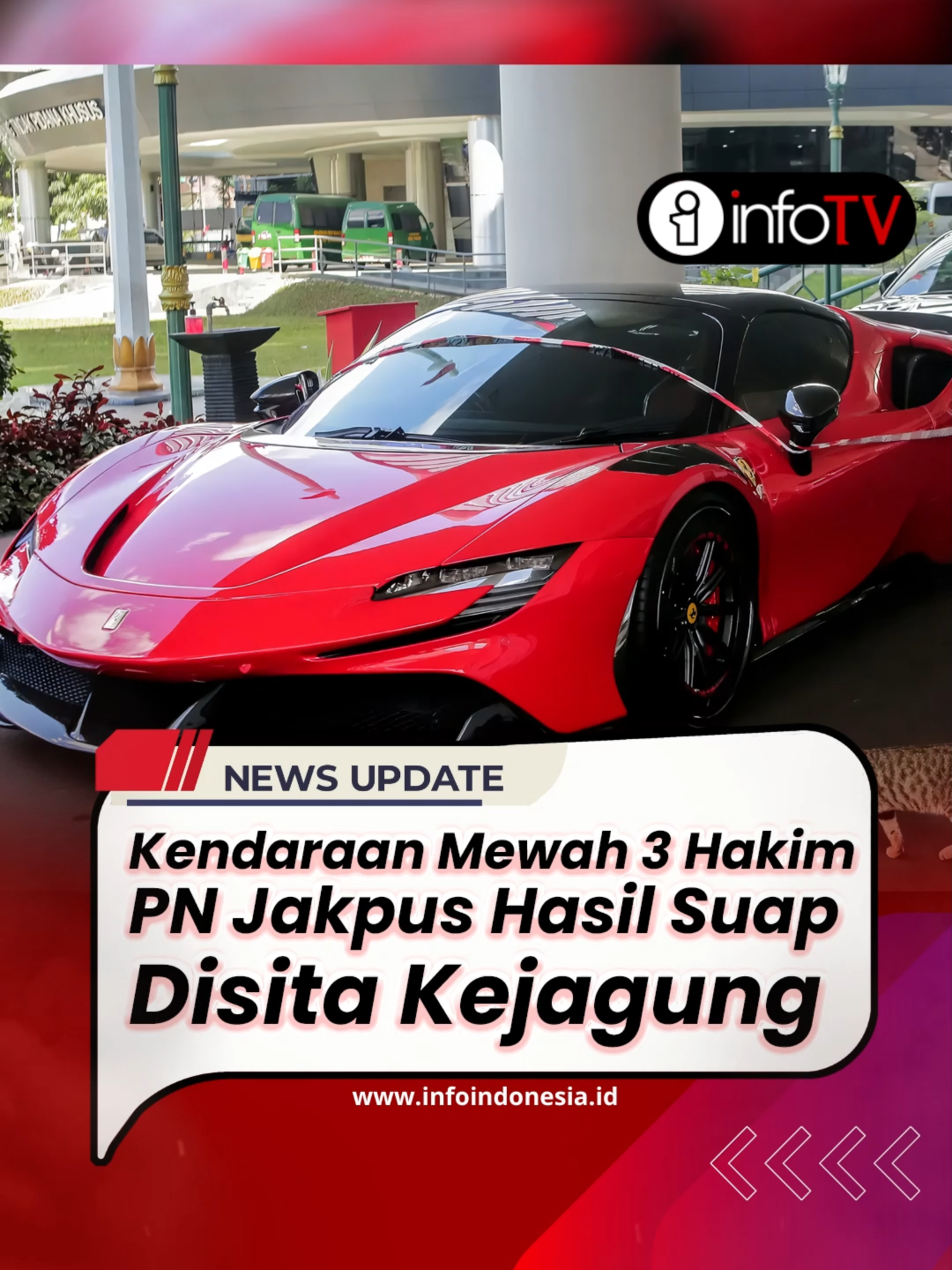 Kendaraan Mewah 3 Hakim PN Jakpus Hasil Suap Disita Kejagung #mobilmewah #hakim #pengadilannegeri #jakarta #suap #kejagung #viral #shorts #fyp