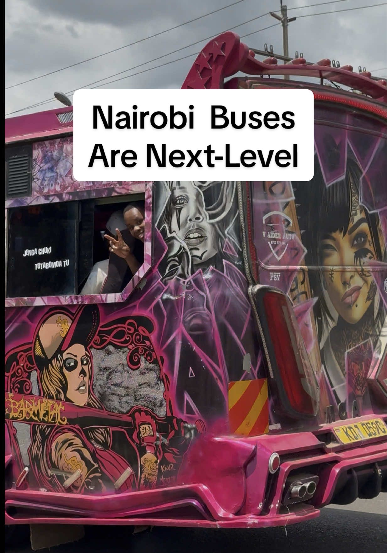At some point, you don’t know if it’s a bus or a club.    #africa #africantiktok #fyp #kenya #kenyantiktok🇰🇪 #nairobi #bus #design #graffiti #graffitiart 