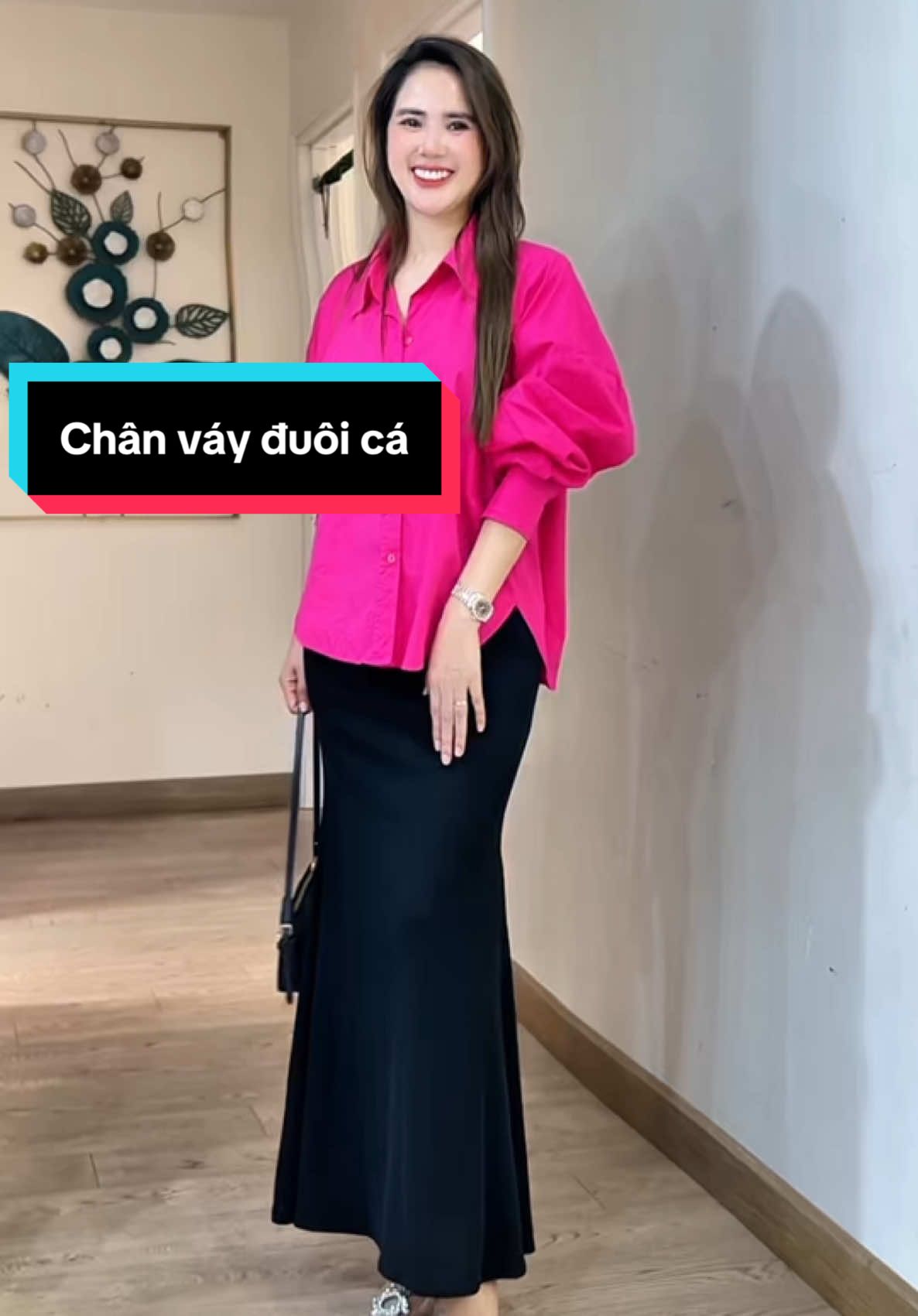 Chân váy đuôi cá mặc tôn dáng và mặc nhiều kiểu lắm luôn mà chỉ 157k #chanvayduoica #chanvaydangdai #chanvay #xuhuong 