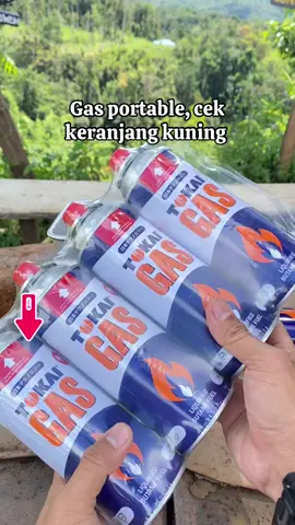 Gas tabung portable cek keranjang kuning #gasportable #gaskalengportabel #gasportablemurah #viral 