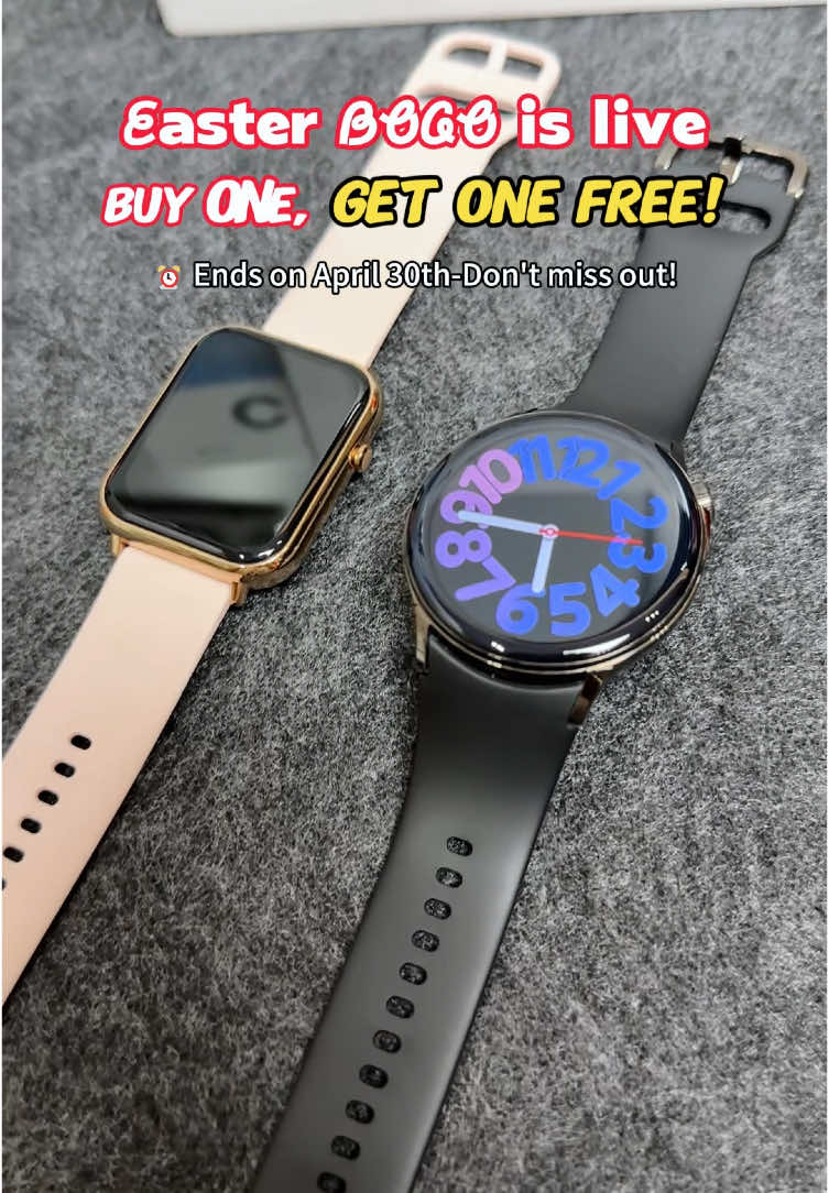 A single charge lasts for half a month, so you won’t need to worry about the battery when you’re out.#eastergift #easterbunny #easterpicks #eastermust #surprise #foryoupage❤️❤️ #gift #fyp #discount #spring #Love #fashion #smartwatch #health 