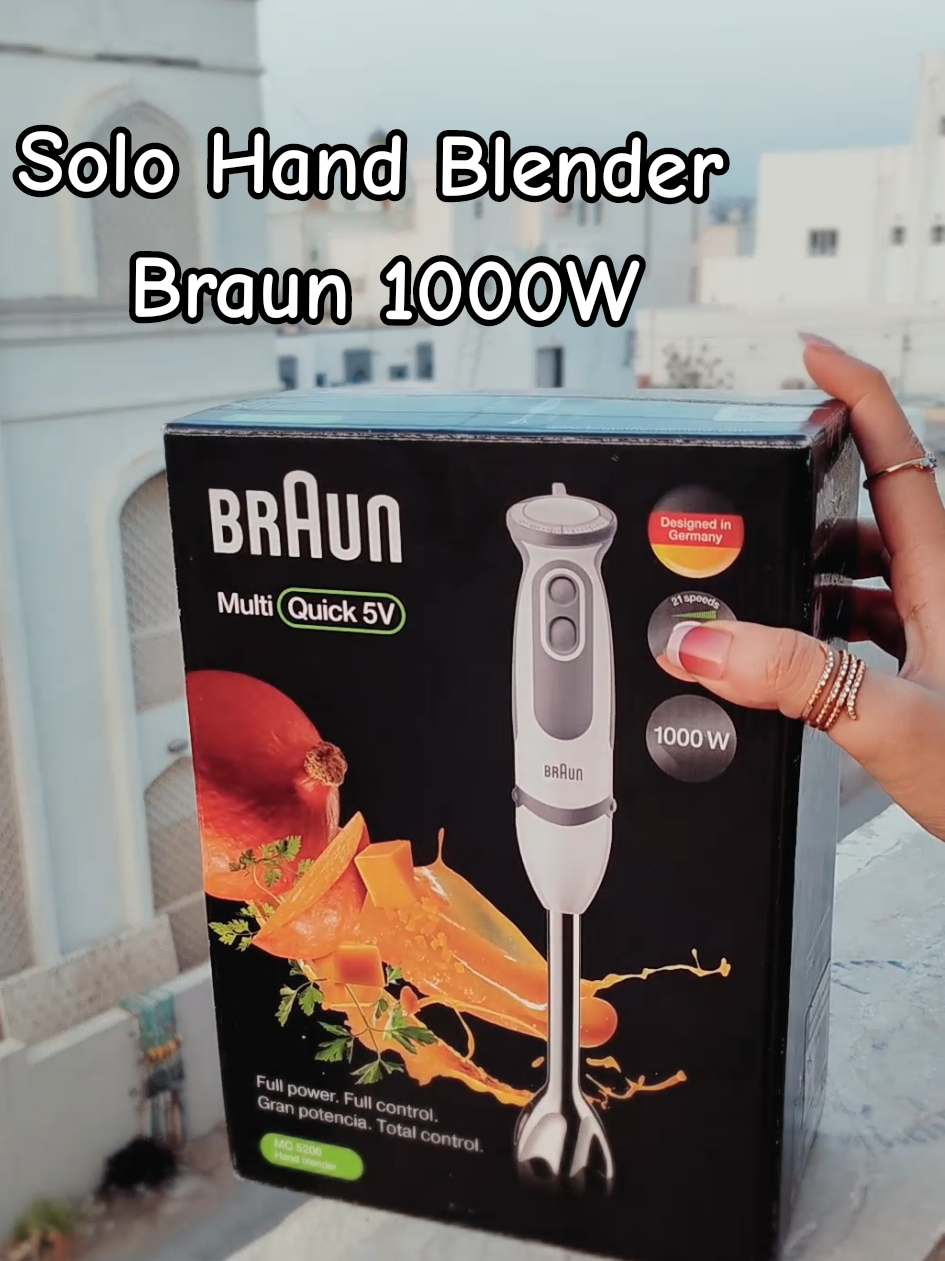 Unboxing Solo Hand Blender Braun 1000W 📤  @braun_us  . . . #creatorsearchinsights  #Braun #handblender #Home #Hand #blender #Solo #fyb  #viral #fyp #explore#food #cooking  #unboxing #unboxingvideo  #viralvideo #nails #kpop #nature #multi #germany 
