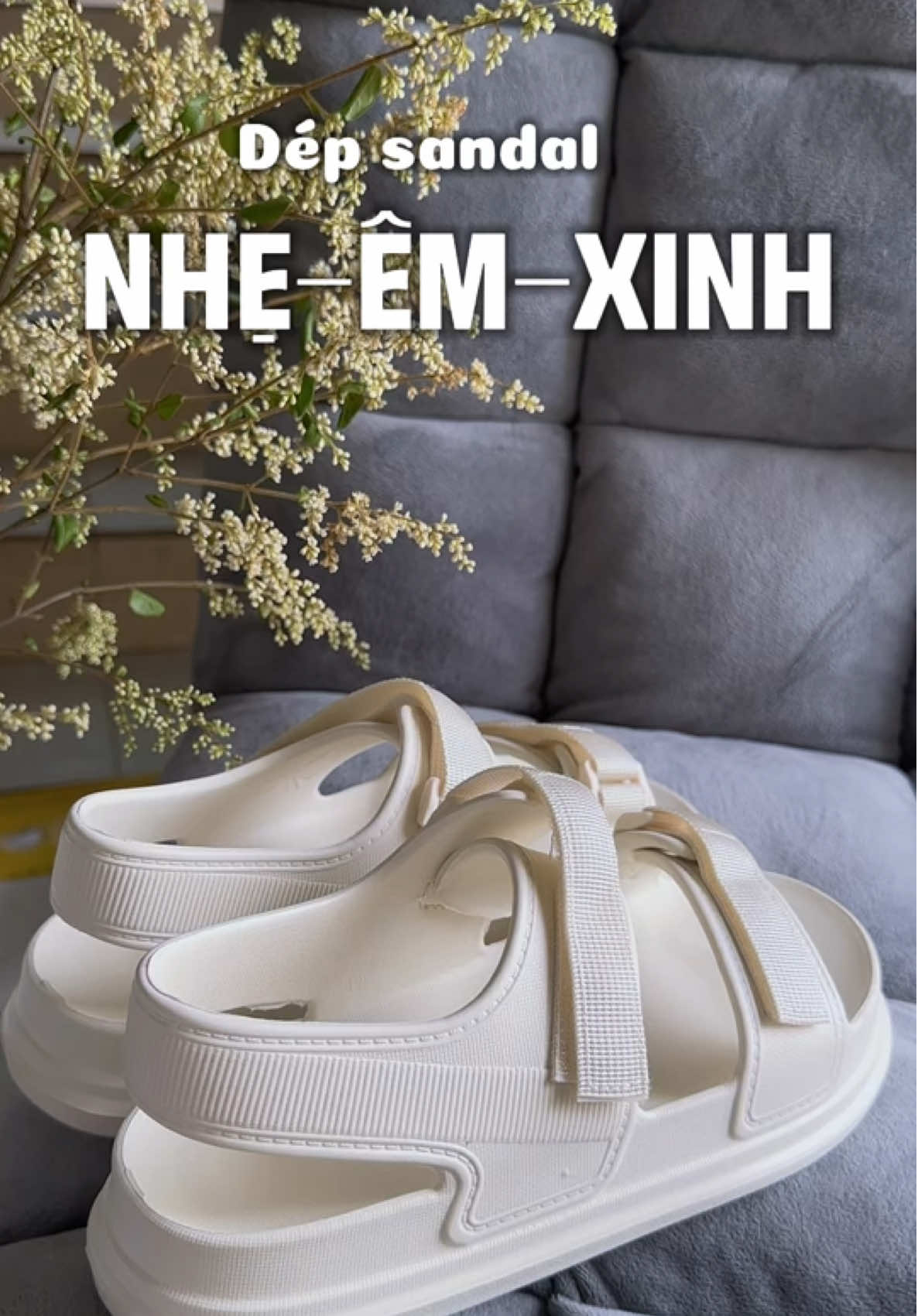 Dép xinh nhẹ đi rất êm chân lun #mebimsua #taoreview22 #thanhdangmetaoteu #depsandal #sandal #depquaihau #depquaihaunu #dephocsinh 